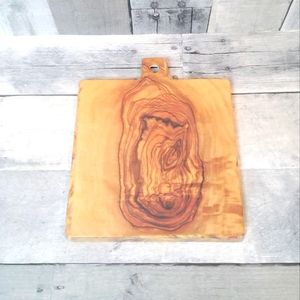 American METALCRAFT Inc. Faux Olive Wood Square Serving Platter Melamine NWT